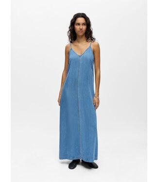Object OBJFRAME Singlet Denim Dress - Light Blue Denim