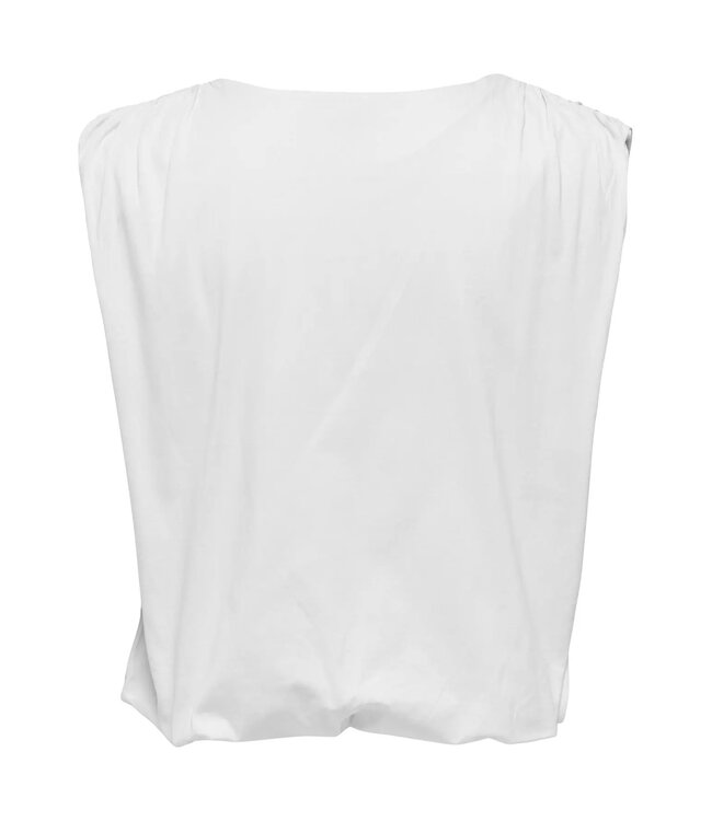 JDY JDYMARA off-white katoenen dames mouwloze top