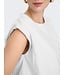 JDY JDYMARA off-white katoenen dames mouwloze top