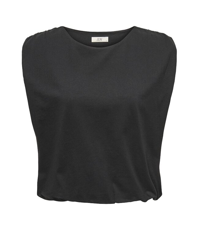 JDY JDYMARA zwarte katoenen dames mouwloze top