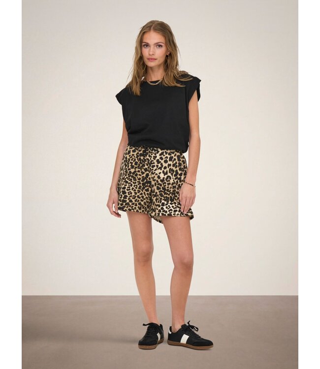 JDY JDYMARA zwarte katoenen dames mouwloze top