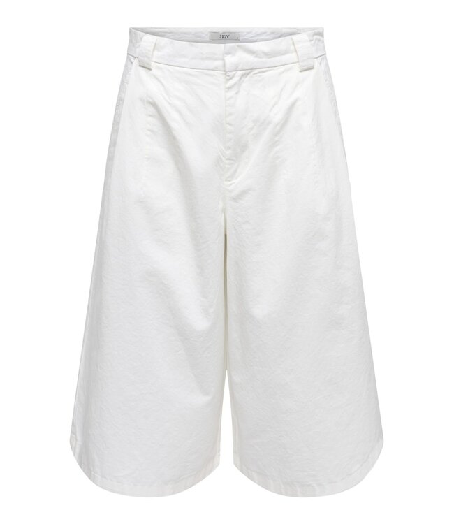 JDY JDYBIANCA witte katoenen dames bermuda shorts