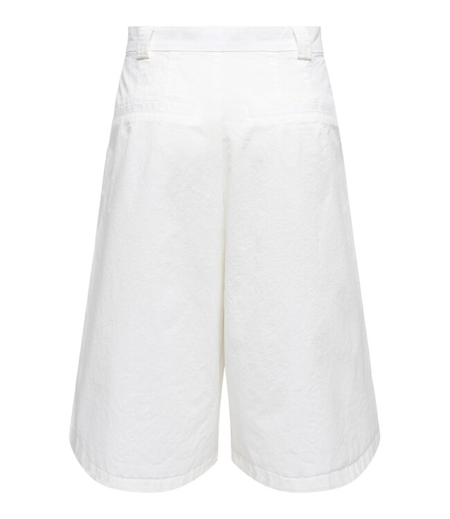 JDY JDYBIANCA witte katoenen dames bermuda shorts