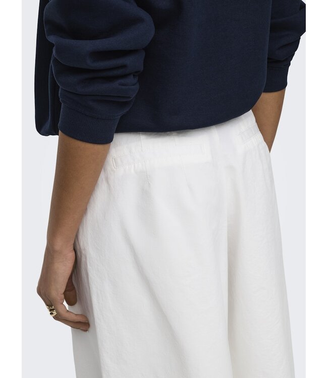 JDY JDYBIANCA witte katoenen dames bermuda shorts