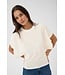 KAFFE KAstormy chalk katoenen dames boxy t-shirt
