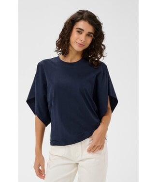 KAFFE KAstormy T-Shirt - Midnight Marine