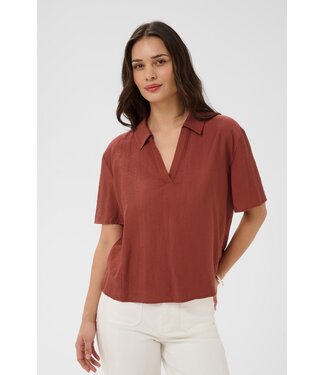 KAFFE KAemily Blouse - Henna