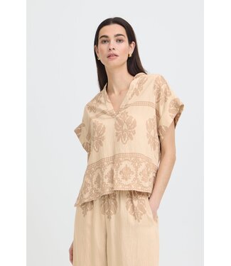 b.young BYJAYCE Blouse - Cement Anthemion