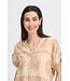 b.young BYJAYCE beige print dames blouse met V-hals