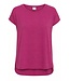 ICHI IHREBEL very berry dames T-shirt met zilverdraad