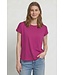 ICHI IHREBEL very berry dames T-shirt met zilverdraad