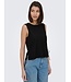 JDY JDYLESLIE zwarte dames top met strikdetail en mouwloos design