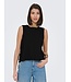 JDY JDYLESLIE zwarte dames top met strikdetail en mouwloos design