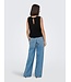 JDY JDYLESLIE zwarte dames top met strikdetail en mouwloos design
