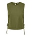 JDY JDYLESLIE peat moss groene viscose dames mouwloze top