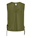 JDY JDYLESLIE peat moss groene viscose dames mouwloze top