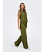 JDY JDYLESLIE peat moss groene viscose dames mouwloze top