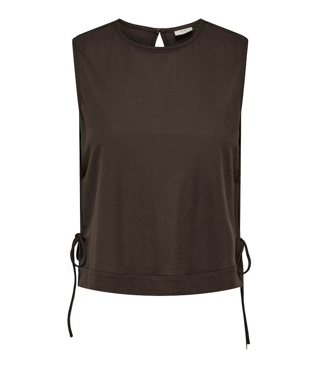 JDY JDYLESLIE chocoladebruine dames mouwloze top