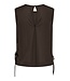 JDY JDYLESLIE chocoladebruine dames mouwloze top
