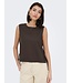 JDY JDYLESLIE chocoladebruine dames mouwloze top