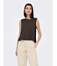 JDY JDYLESLIE chocoladebruine dames mouwloze top
