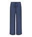 JDY JDYPOWER blauw gestreepte dames wide leg broek