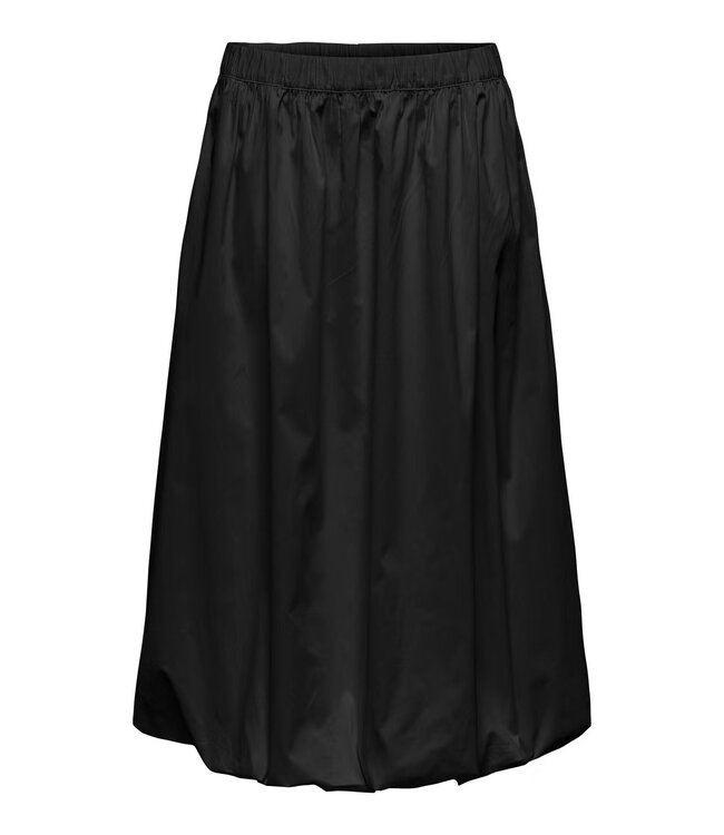JDY JDYMIO zwarte dames midi rok met bubble hem
