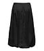 JDY JDYMIO zwarte dames midi rok met bubble hem