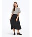 JDY JDYMIO zwarte dames midi rok met bubble hem
