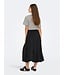JDY JDYMIO zwarte dames midi rok met bubble hem