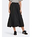 JDY JDYMIO zwarte dames midi rok met bubble hem