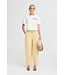 ICHI ICHI wit katoenen dames t-shirt met roze print
