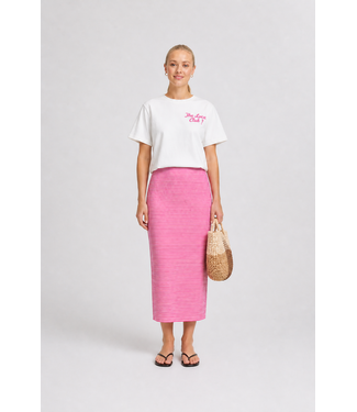 ICHI IHMIKEY Skirt - Very Berry/Chalk Stripe