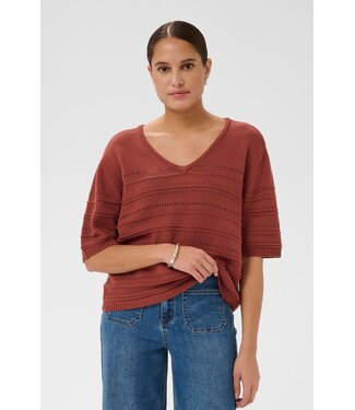 KAFFE KAmellie Knit Pullover - Henna