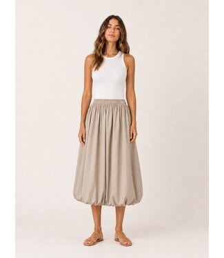 JDY JDYMIO Bubblehem Skirt - Plaza Taupe