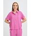 ICHI IHAYA roze dames blouse met grafische print en losse pasvorm