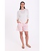 Freequent FQVICKI witte fijngebreide dames pullover met korte mouwen