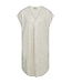 Freequent FQMATTER moonbeam beige metallic dames jurk met V-hals