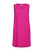 Freequent FQLAVA felroze linnenmix dames mouwloze jurk met decoratieve rugknopen