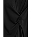 Freequent FQFLOI zwarte dames midi jurk met twistdetail en V-hals