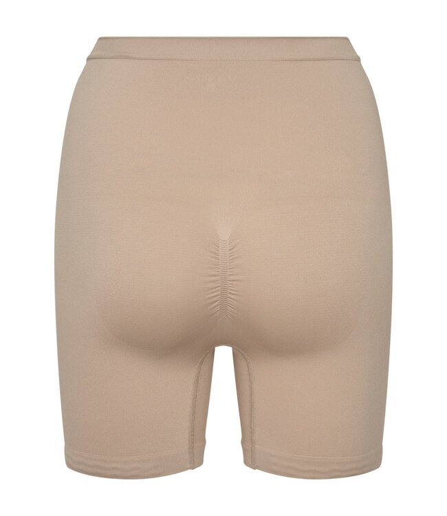 Freequent FQSEAM beige dames shaping short met hoge taille