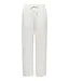 JDY JDYTURBO witte dames broek met wijde pijpen en linnenmix