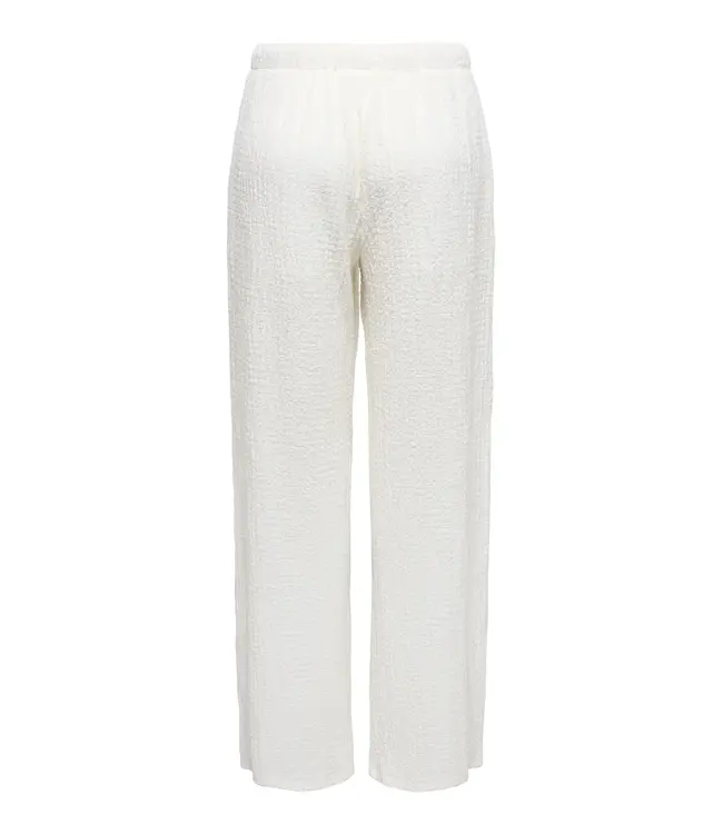 JDY JDYTURBO witte dames broek met wijde pijpen en linnenmix