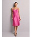 Selected Femme SLFTALIA Lena satijnen jurk in Phlox Pink met verstelbare spaghettibandjes