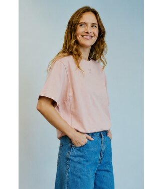 Freequent FQSAIDA Pullover - Pale Mauve w. Red Bud