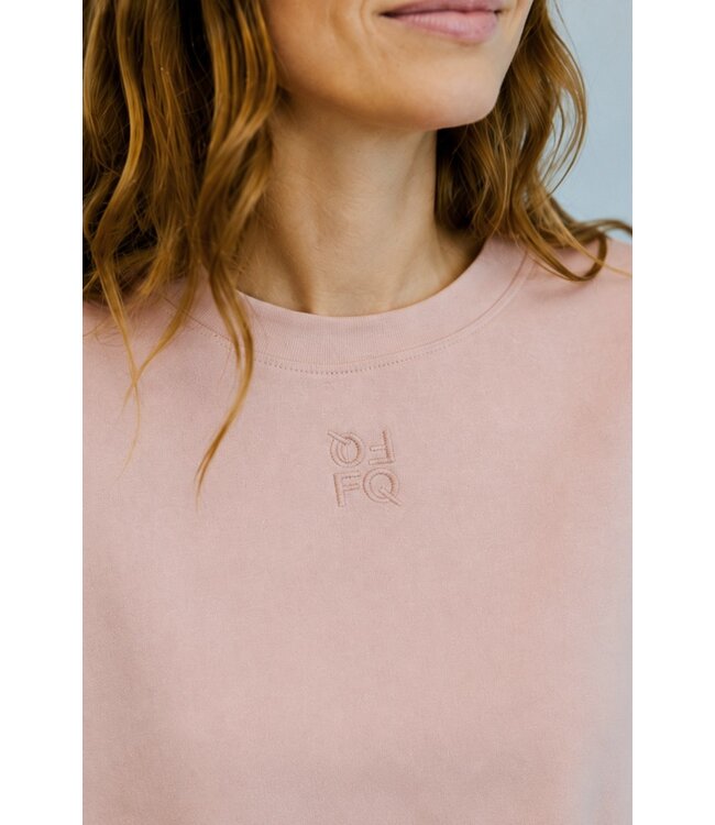 Freequent FQSAIDA FQSAIDA oudroze dames sweater met halflange mouwen