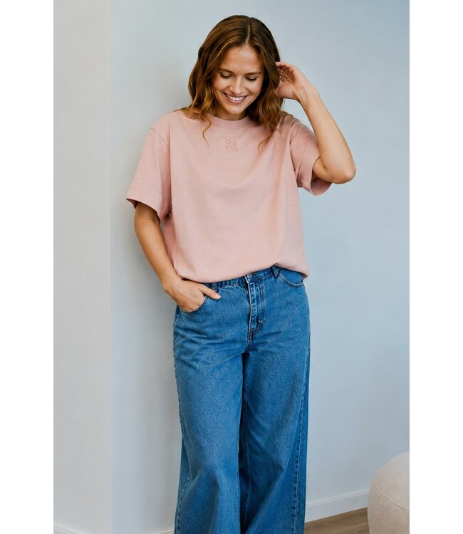 Freequent FQSAIDA FQSAIDA oudroze dames sweater met halflange mouwen