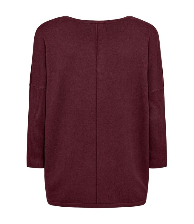 Freequent FQJONE dames pullover Port Royale met 3/4-mouwen en losse pasvorm