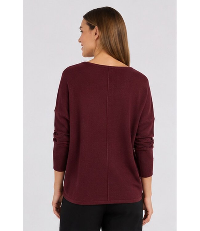Freequent FQJONE dames pullover Port Royale met 3/4-mouwen en losse pasvorm
