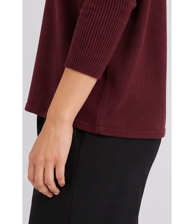Freequent FQJONE dames pullover Port Royale met 3/4-mouwen en losse pasvorm